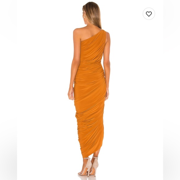 Norma Kamali Diana Gown in Bronze - Picture 3 of 4